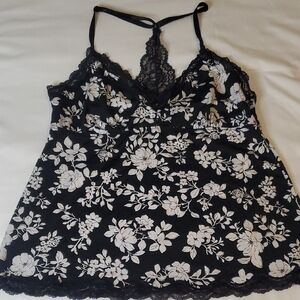 Marilyn Monroe Floral Lace Trim Camisole SizeM
